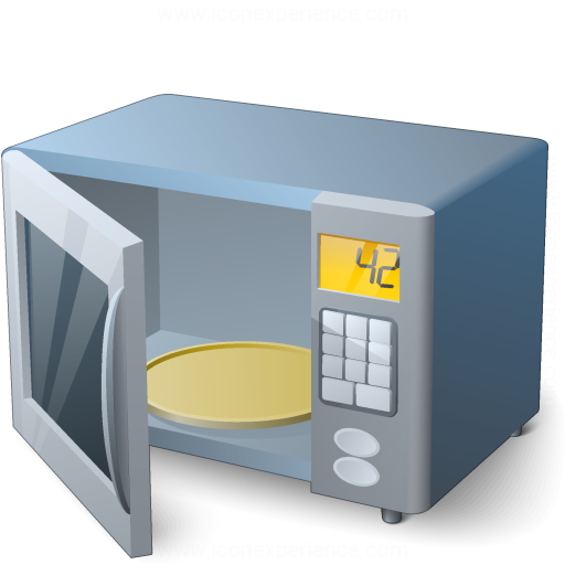 Microwave Oven Open Icon