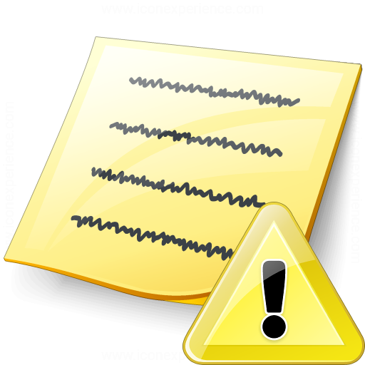 Note Warning Icon