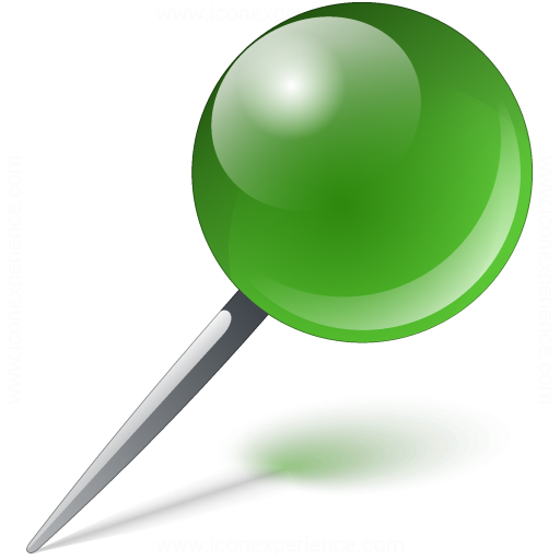 Pin Green Icon