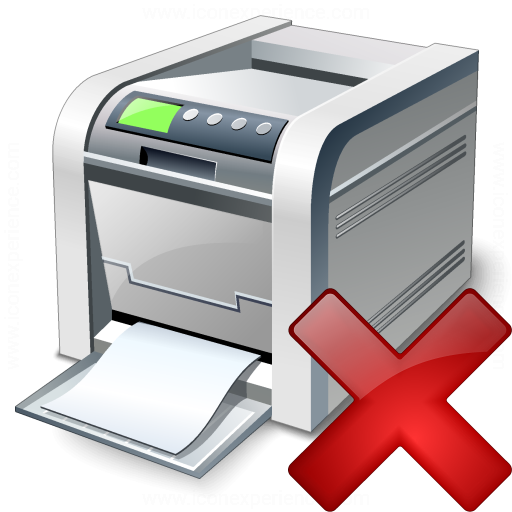 Printer Delete Icon