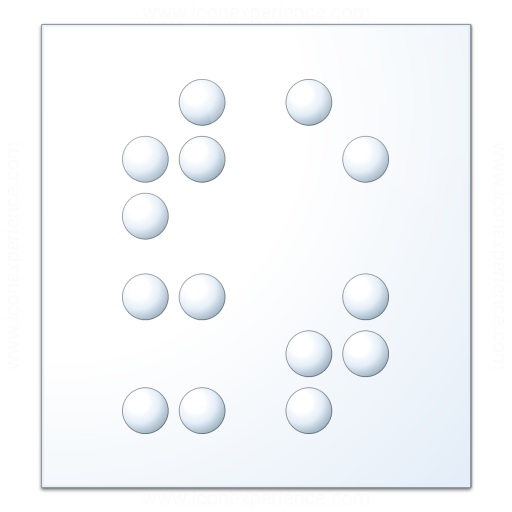 Text Braille Icon