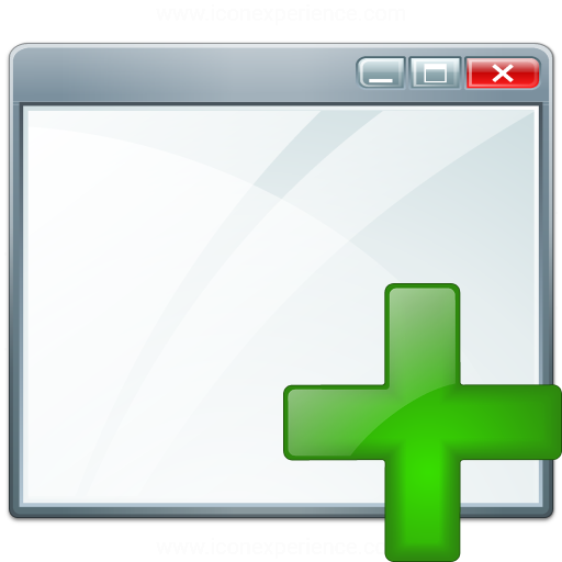 Window Add Icon