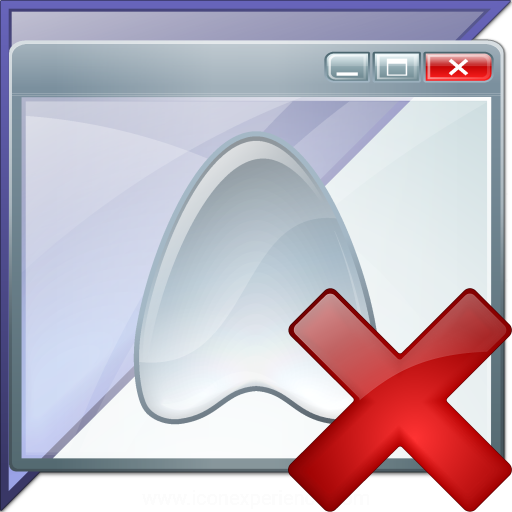 Window Application Enterprise Delete Icon