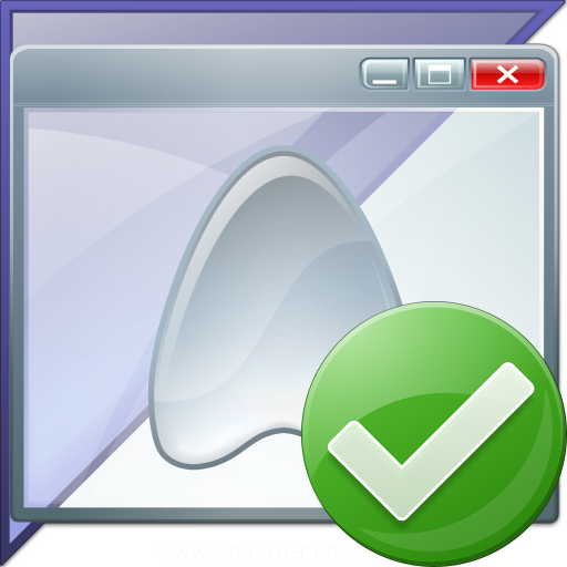 Window Application Enterprise Ok Icon