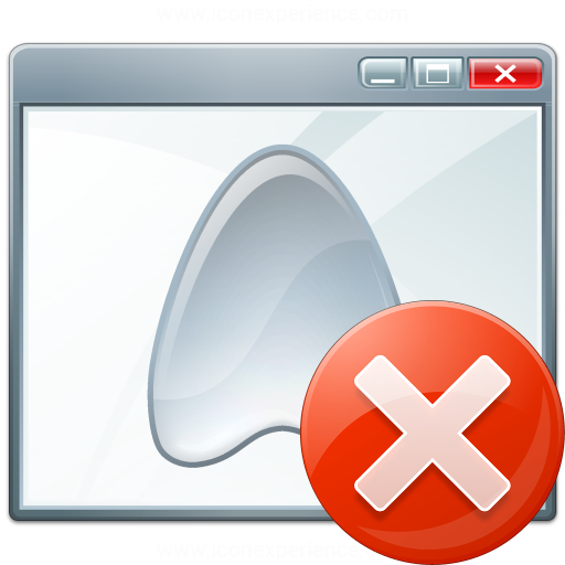 Window Application Error Icon