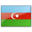 Flag Azerbaijan Icon 64x64