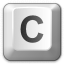 Keyboard Key C Icon 64x64