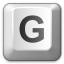 Keyboard Key G Icon 64x64