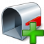 Mailbox Empty Add Icon 64x64