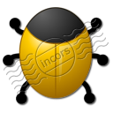 Bug Yellow Icon