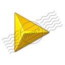 Bullet Triangle Yellow Icon
