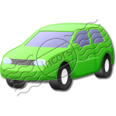 Car Compact Green Icon