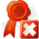 Certificate Error Icon