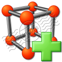 Cube Molecule Add Icon