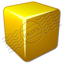 Cube Yellow Icon