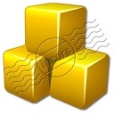 Cubes Yellow Icon