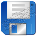 Disk Blue Icon