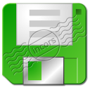Disk Green Icon