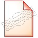 Document Plain Red Icon