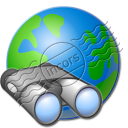 Earth Find Icon