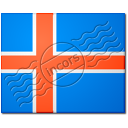 Flag Iceland Icon