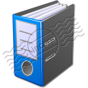 Folder 2 Blue Icon