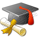 Graduation Hat 1 Icon