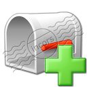 Mailbox Empty Add Icon