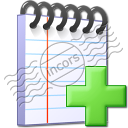 Notebook Add Icon