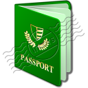 Passport Green Icon