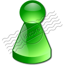 Pawn Glass Green Icon