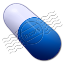 Pill Blue Icon