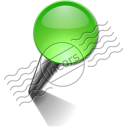 Pin Green Icon
