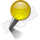 Pin Yellow Icon