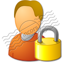 User 1 Lock Icon
