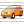 Car Compact Orange Icon 24x24