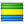 Flag Gabon Icon 24x24