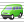 Minibus Green Icon 24x24