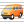 Minibus Orange Icon 24x24