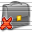 Briefcase Delete Icon 32x32