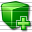 Cube Green Add Icon 32x32