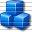 Cubes Blue Icon 32x32
