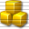 Cubes Yellow Icon 32x32