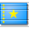Flag Congo Democratic Republic Icon 32x32
