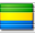 Flag Gabon Icon 32x32