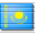 Flag Kazakhstan Icon 32x32
