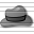 Hat Gray Icon 32x32