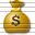Moneybag Dollar Icon 32x32