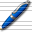 Pen Blue Icon 32x32