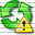 Recycle Warning Icon 32x32